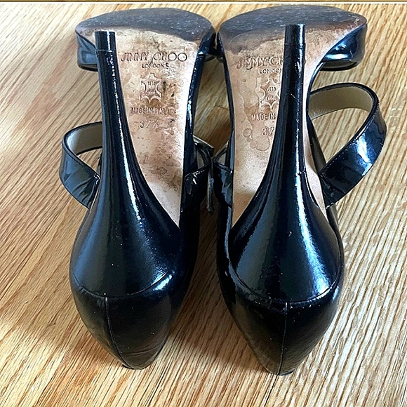 JIMMY CHOO AUTHENTIC STRAPPY SANDEL HEEL WITH BOX AND DUST BAG EUC - Picture 7 of 11